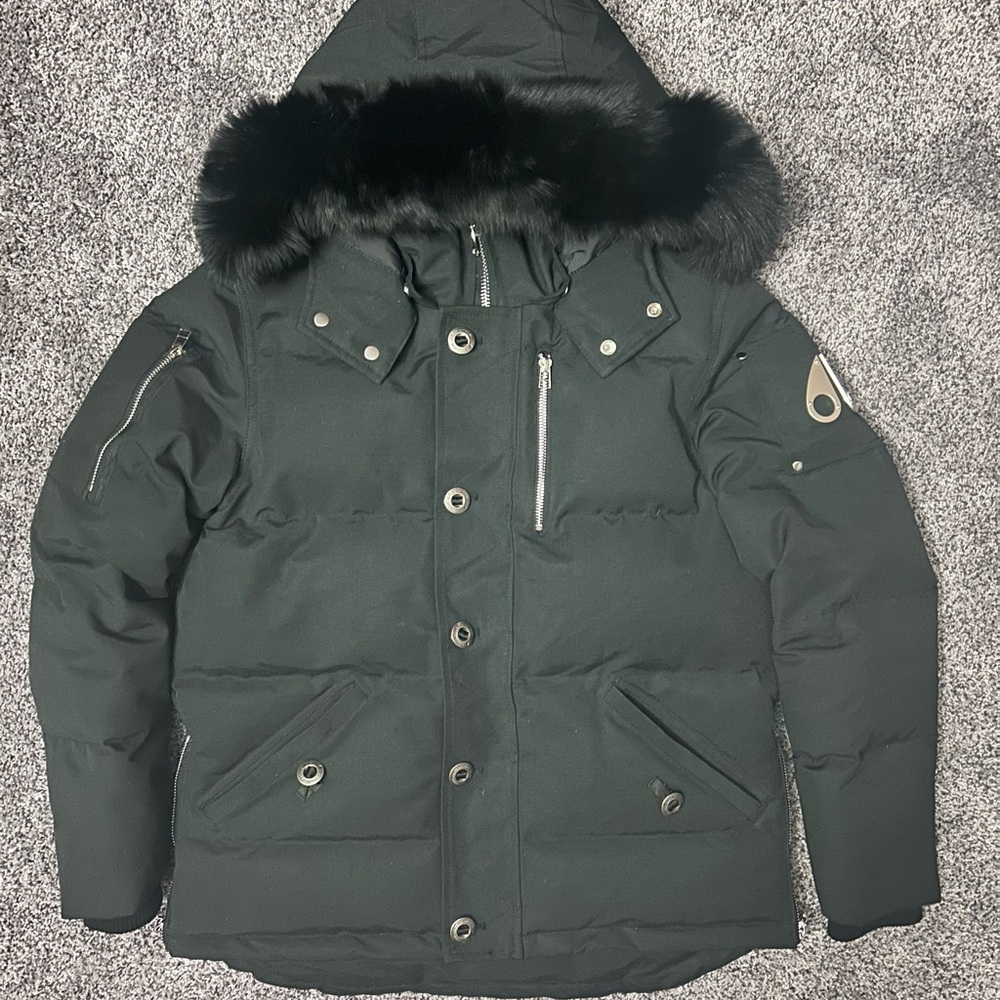 Moose Knuckles Original Shearling Trim 3Q Jacket 'Black/Black'